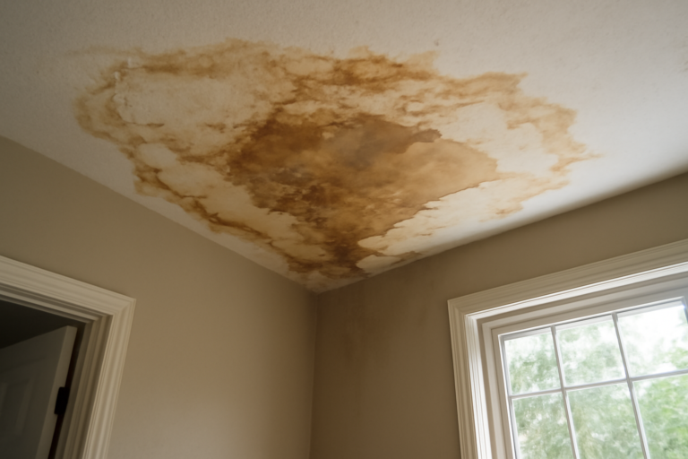 Ceiling Drywall Water Damage Restoration