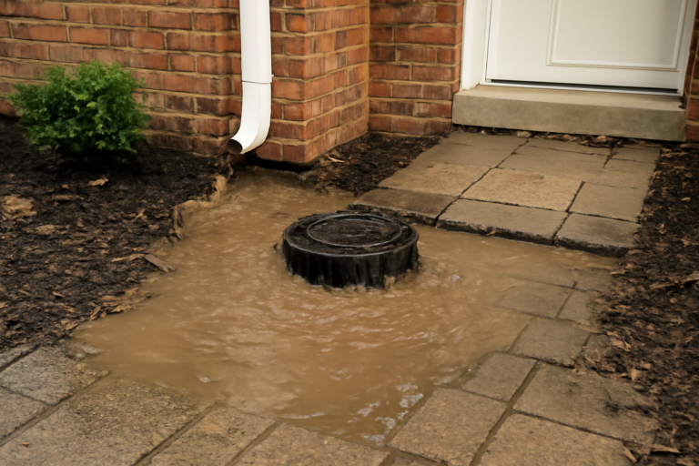 Clogged Drain Water Removal