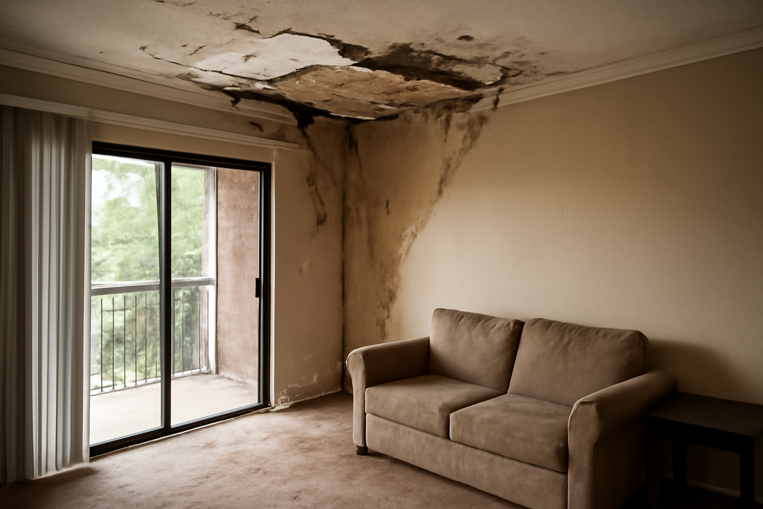 Condo Water Damage Restoration in Brooks, KY