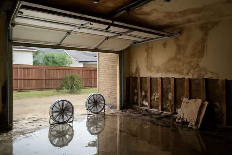 Garage Water Damage Cleanup
