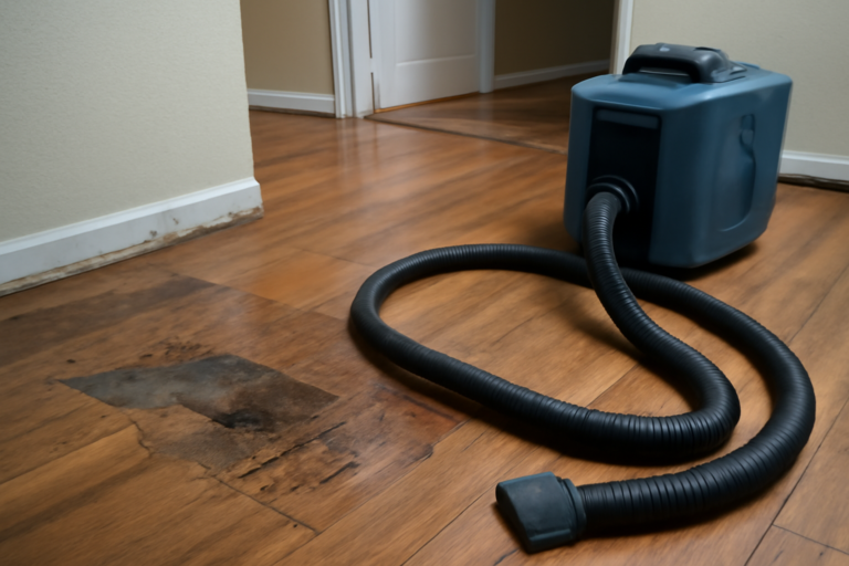 Laminate Floor Water Extraction