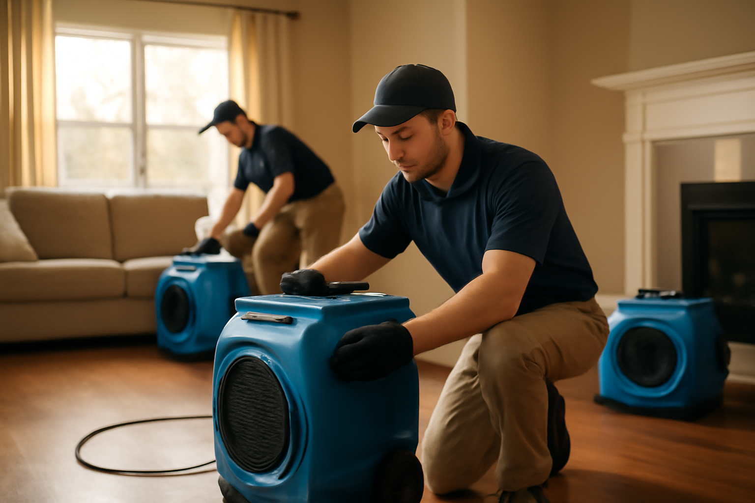Water damage restoration service