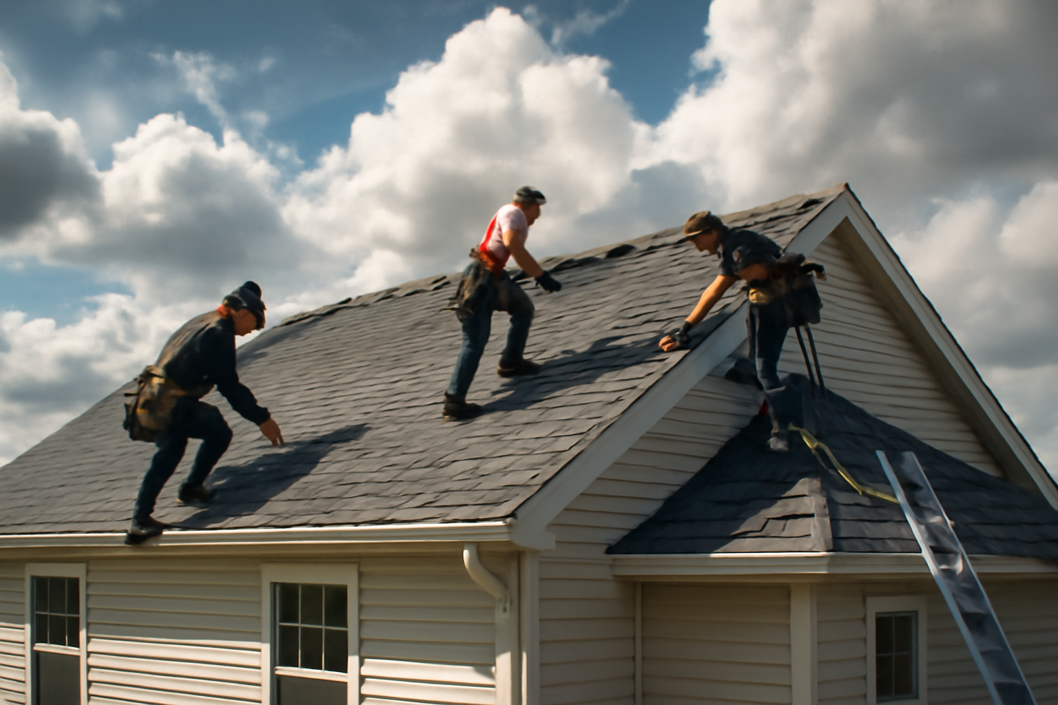 Storm damage repair service