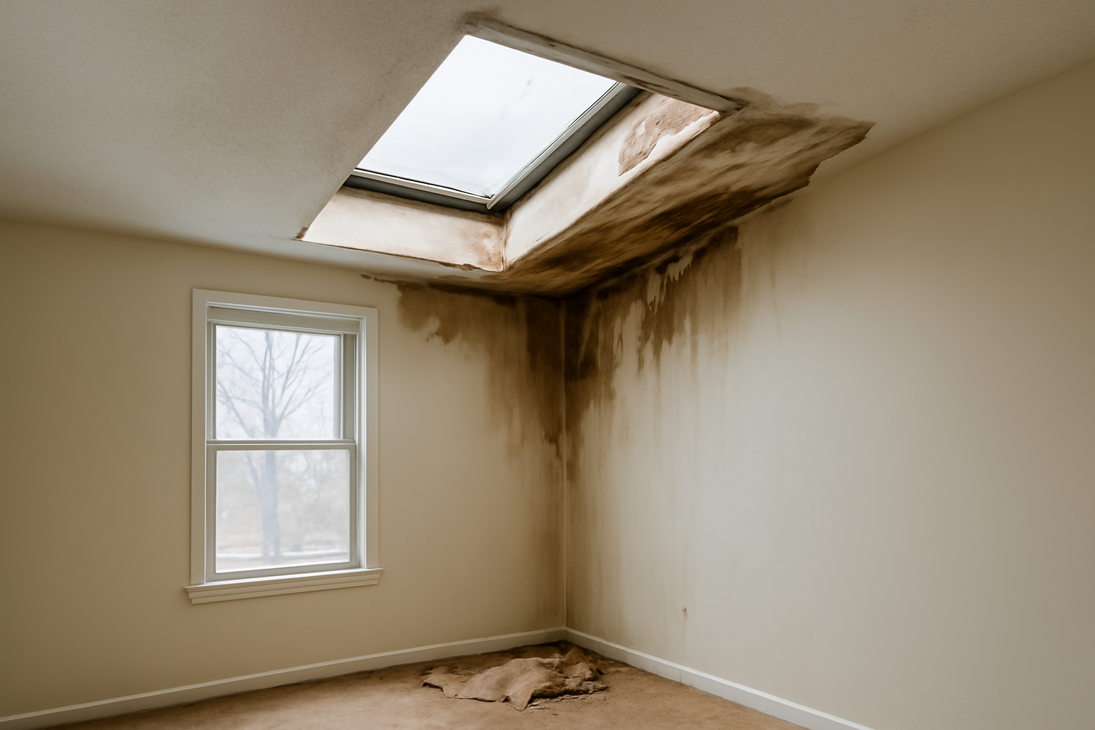 Skylight Leak Water Removal in Fort Thomas, KY