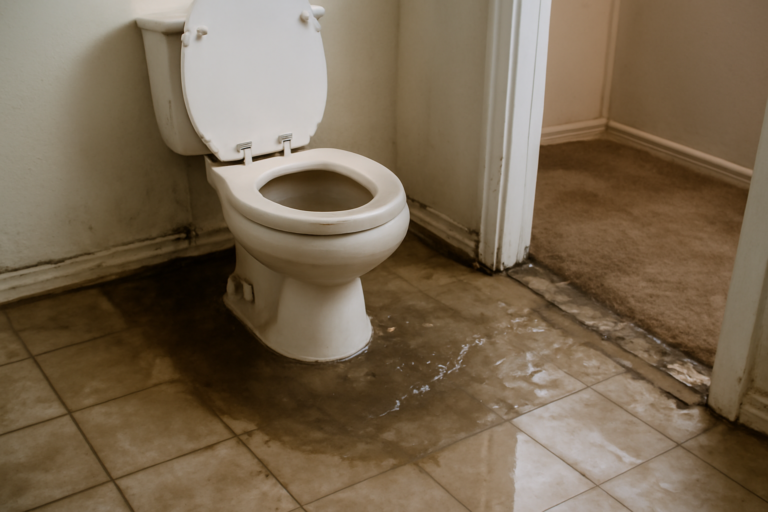 Toilet Overflow Water Removal
