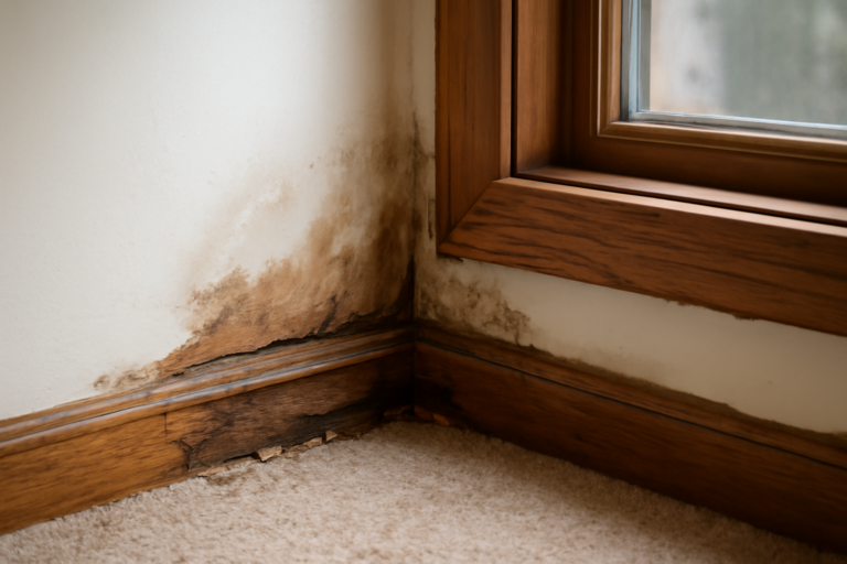 Wood Trim Water Damage Restoration